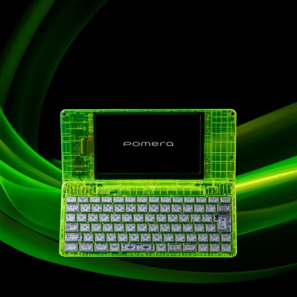 【250台限定】デジタルメモ「ポメラ」DM250XY Crystal Neon Yellow クリスタルネオンイエロー