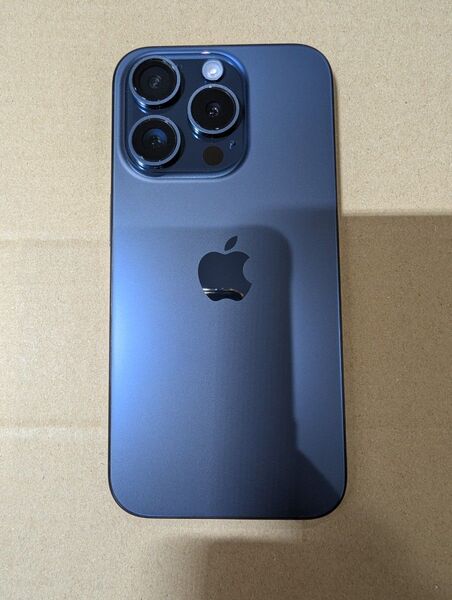 iPhone 15 pro 128GB ブルーチタニウム バッテリー交換済み iPhone15pro