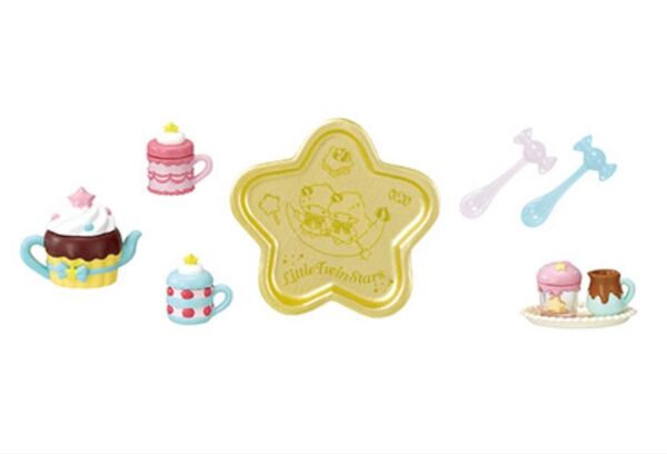 リーメント*パステルスイーツルーム ティータイム*ぷちサンプル ミニチュア キキララ LittleTwinStars