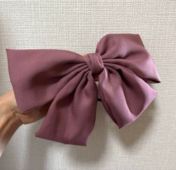 ピンク★フレンチガーリー★リボンヘアゴム★リボンバレッタ★ロリータ服ヘアアクセサリー★シュシュ★量産型女子★