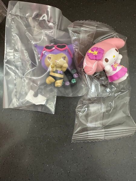 新品未使用 サンリオキャラクターズ みんなでバカンスフィギュア マイメロディ クロミ 2点セット