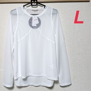 新品 しまむら aya シアーT タンクトップ L