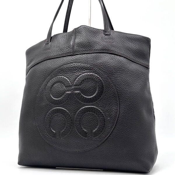 【美品】COACH コーチ トートバッグ ジュリア ビジネス 肩掛け A4 大容量 本革 レザー 焦茶 ダークブラウン 14967