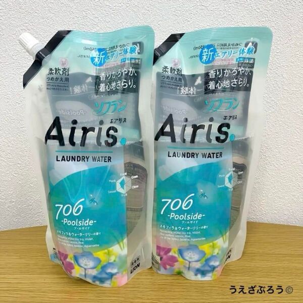 【NEW】Airis エアリス 706 詰替850ml2個セット