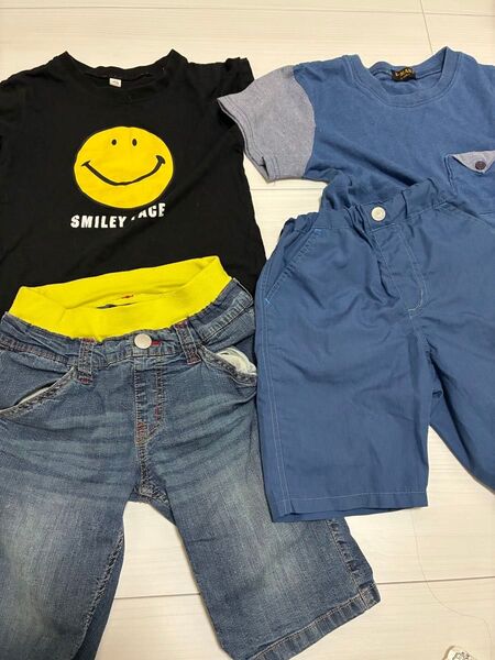 ハーフパンツ 子供服 男の子 半ズボン Tシャツ 夏服 キッズ まとめ売り 120