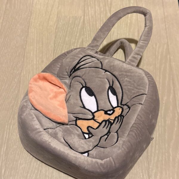 最終お値下げ! トムとジェリー トムジェリ バッグ もこもこトートバッグ タフィー ニブルス