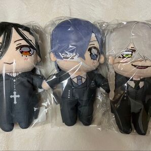 黒執事 寄宿学校編 KIRA MUCCHI ぬいぐるみ 全3種 セバスチャン シエル アンダーテイカー