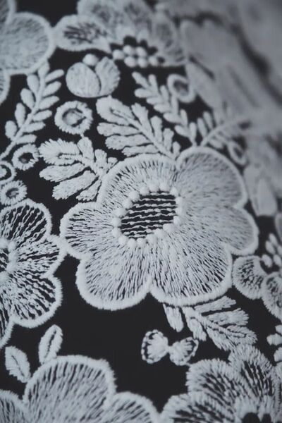ミナペルホネン smile flower navy