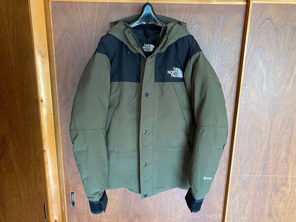 美品♪ サイズM ノースフェイス マウンテンダウンジャケット NT ニュートープ NORTH FACE GORE-TEX