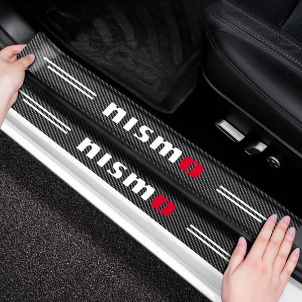 日産 NISSAN ニスモ NISMO ドアステップガード プロテクター 車用品 傷汚れ防止 4枚セット