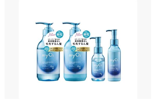 myO2 ウォーターコート シャンプー トリートメント ヘアオイル ヘアマスク 4点セット