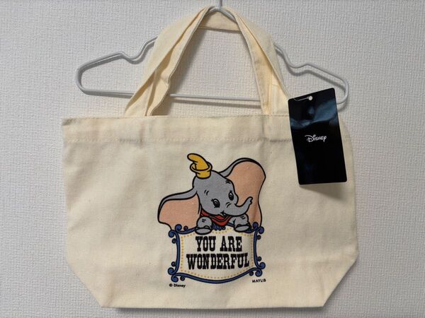 新品 Disney ダンボ ミニトート ハンドバッグ お弁当入れ トートバッグ
