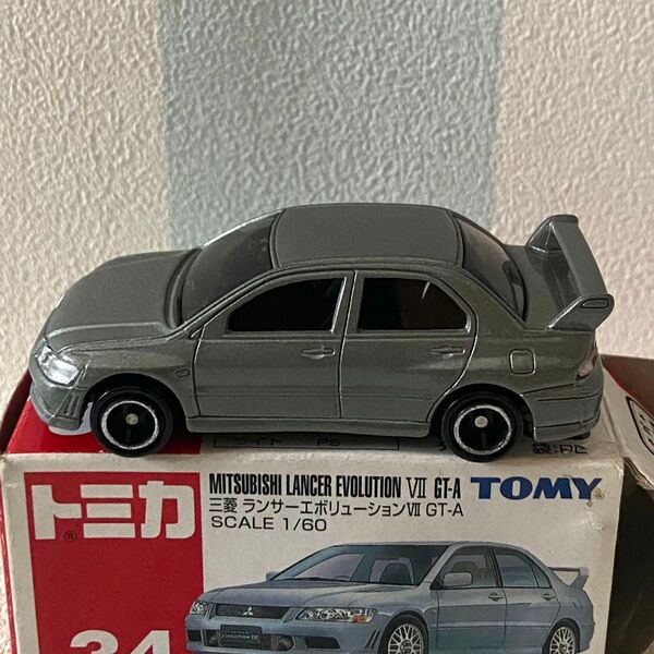 トミカ 34 三菱ランサーエボリューションVII GT-A 廃盤