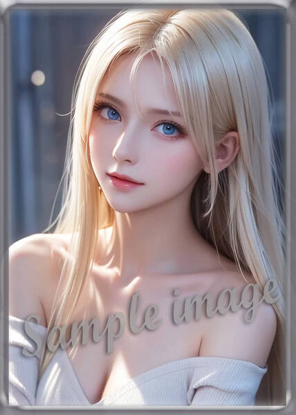 送料無料◇4点で1点無料◇A◇new金髪美女◇高画質◇A4◇イラストアートポスター◇11540◇グラビアアイドル写真◇美脚◇実写