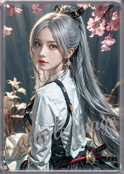 送料無料◇4点で1点無料◇D◇和風美女◇高画質◇A4◇イラストアートポスター◇11563◇グラビアアイドル写真◇美脚◇実写