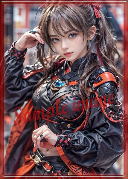 送料無料◇4点で1点無料◇D◇和風美女◇高画質◇A4◇イラストアートポスター◇11577◇グラビアアイドル写真◇美脚◇実写