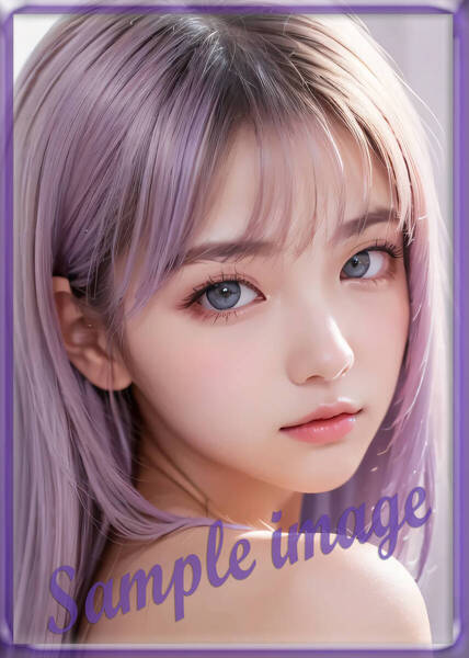 送料無料◇4点で1点無料◇H◇カラフルヘア美女◇高画質◇A4◇イラストアートポスター◇11547◇グラビアアイドル写真◇美脚◇実写