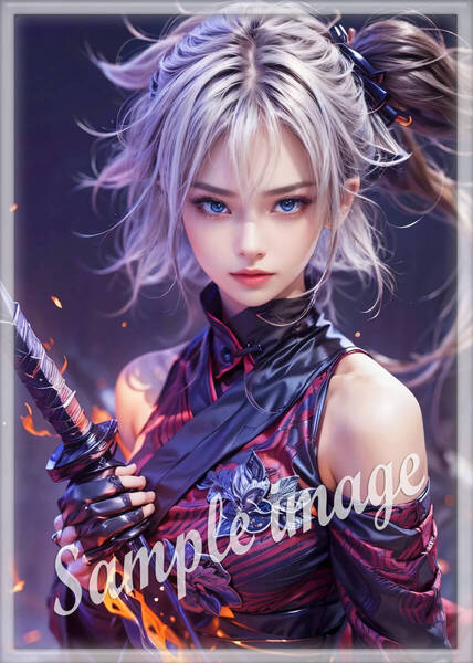 送料無料◇4点で1点無料◇D◇和風美女◇高画質◇A4◇イラストアートポスター◇11576◇グラビアアイドル写真◇美脚◇実写