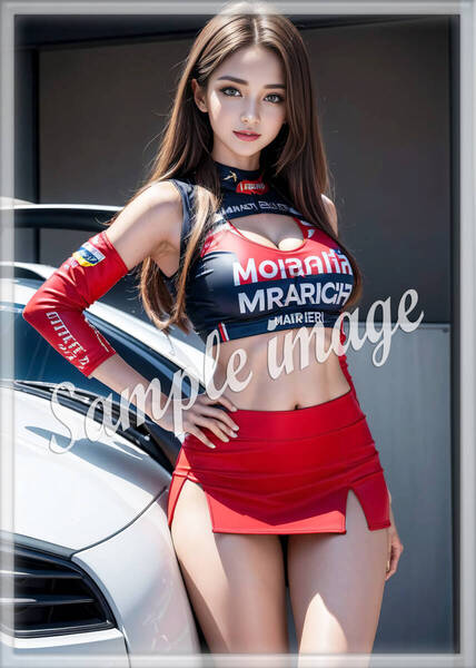 送料無料◇4点で1点無料◇M◇レースクイーン美女◇高画質◇A4◇イラストアートポスター◇11627◇グラビアアイドル写真◇美脚◇実写