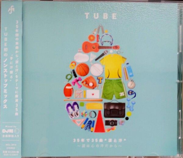 TUBE /35年で35曲 “涙と汗〜涙は心の汗だから〜CD帯付き 美品 20/6/24発売