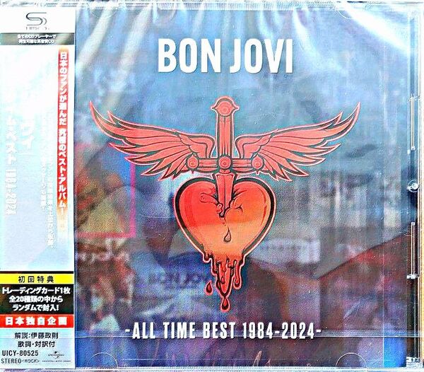 ボンジョヴィ/通常盤 (初回プレス) トレカ1枚封入 SHM-CD/オールタイムベスト 1984-2024 24/11/20発売