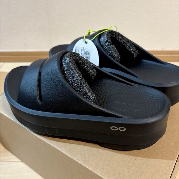 サンダル ウーフォス OOmega OOahh (ウーメガ ウーアー) 24cm Black