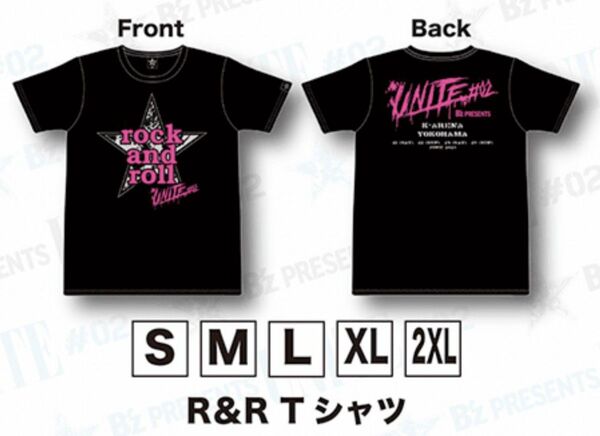 B'z UNITE #02 rock and roll Tシャツ Lサイズ