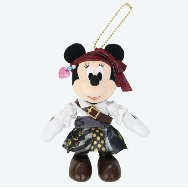 ディズニー パイレーツ ぬいぐるみバッジ ミニー ディズニーランド