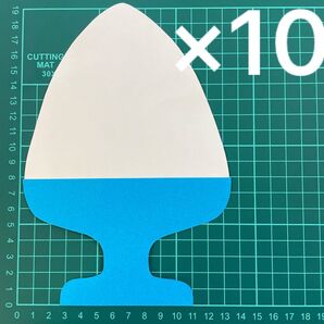 かき氷 小 クラフト ハンドメイド 画用紙 壁面製作 装飾 飾り 製作キット 保育園