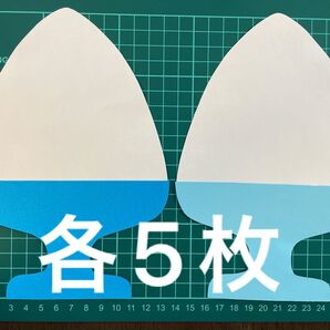 かき氷 小 画用紙 壁面製作 装飾 飾り 製作キット 保育園 幼稚園