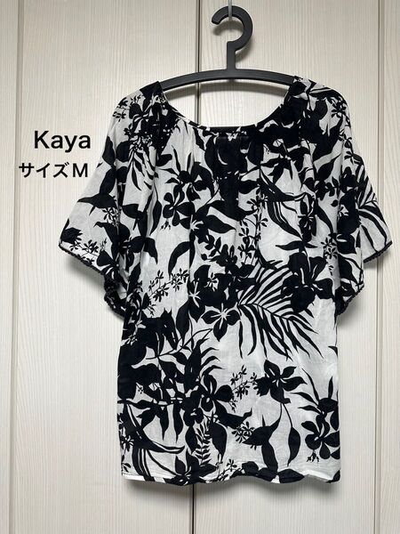 Kaya ブラウス トップス 花柄 プルオーバー