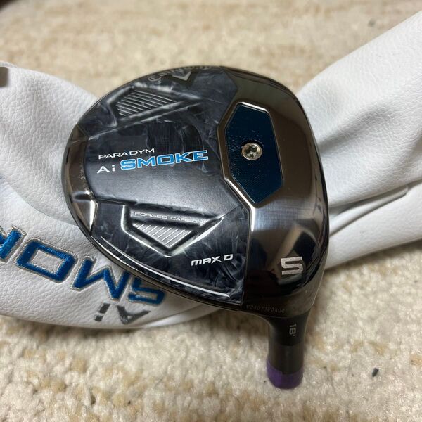 キャロウェイ PARADYM ai SMOKE MAX D フェアウェイウッド FW 5W ヘッド単品 ヘッドカバー付