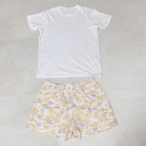UNIQLO ルームウェア 半袖Tシャツ ショートパンツ