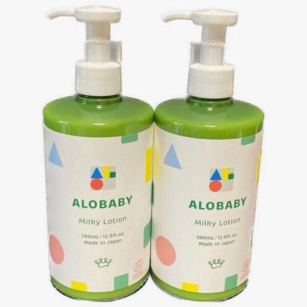 【2本セット】アロベビーミルクローション ビッグボトル 380ml 2本