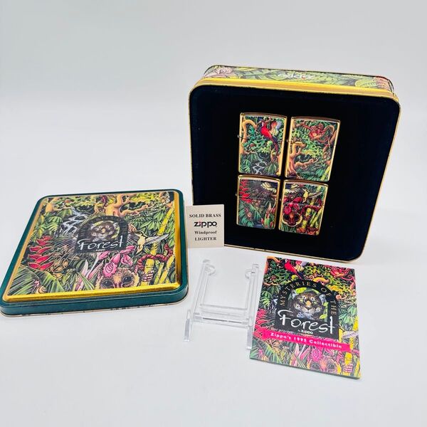 美品 ZIPPO ジッポー MYSTERIES OF THE Forest ミステリー オブ フォレスト 4個セット 現状