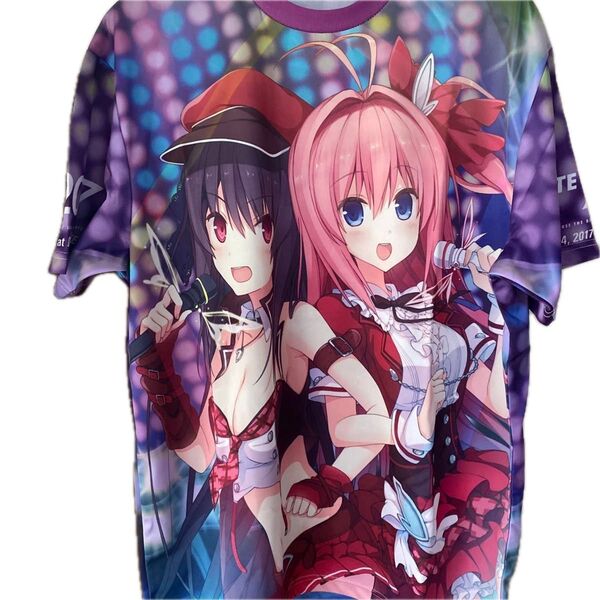 蒼の彼方のフォーリズムspriteLIVE 2017フルグラフィックTシャツ