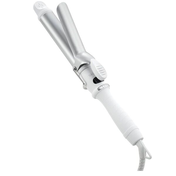 SALONIA ヘアアイロン コテ 32mm サロニア ホワイト カール