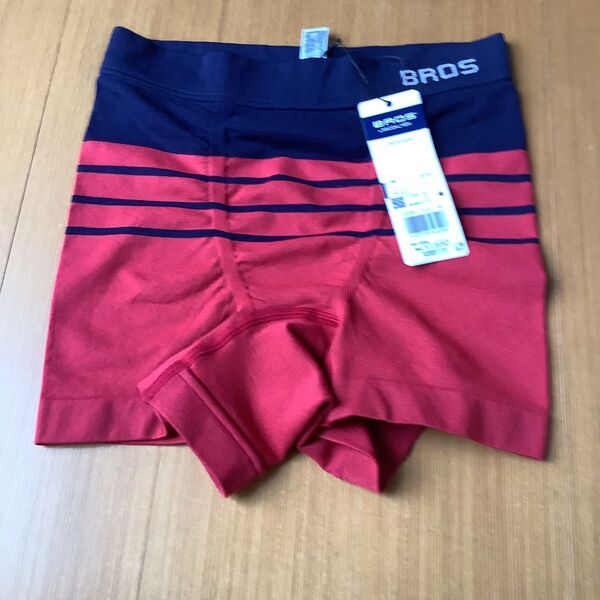 BROS ボクサーパンツ S LLレッド 新品 未使用