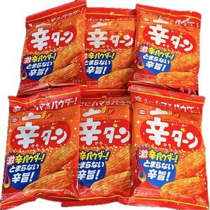 亀田製菓 ハッピーターン 辛ターン 辛口 6袋セット 賞味期限2025.9.12