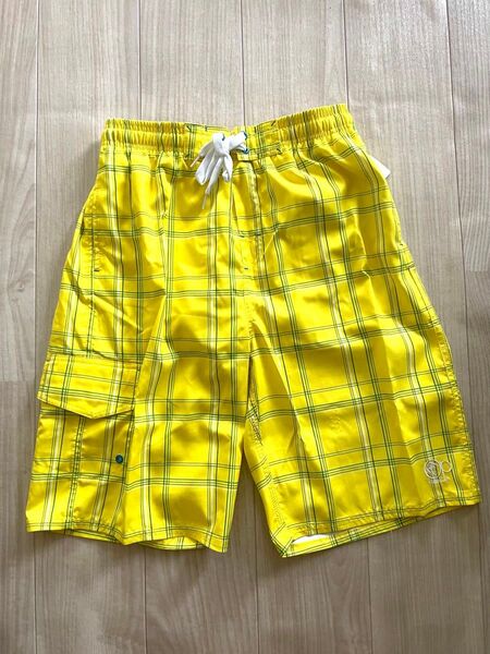 新品☆オーシャンパシフィック スイムウェア サーフトランクス Lサイズ☆イエロー