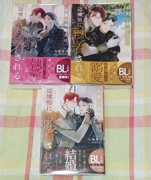 半魔の竜騎士は、辺境伯に執着される 1~3巻 (&arche NOVELS) 矢城慧兎/〔著〕