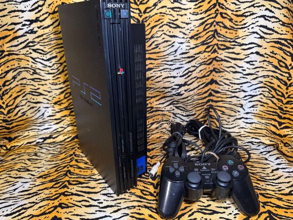 ジャンク品 ゲーム出来ます PS2 SCPH-50000 コントローラー付き
