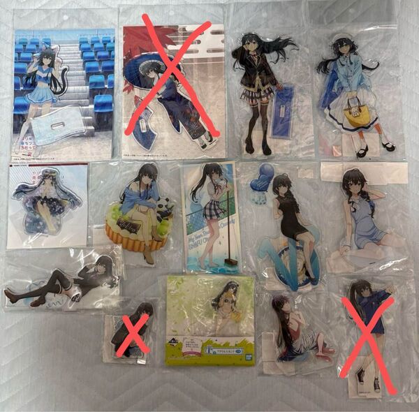やはり俺の青春ラブコメはまちがっている 雪ノ下雪乃 アクリルスタンド まとめ売り