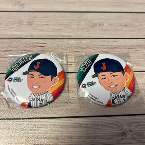 侍ジャパン WBC 缶バッチ 横浜DeNAベイスターズ 今永昇太選手 牧秀悟選手 2個セット