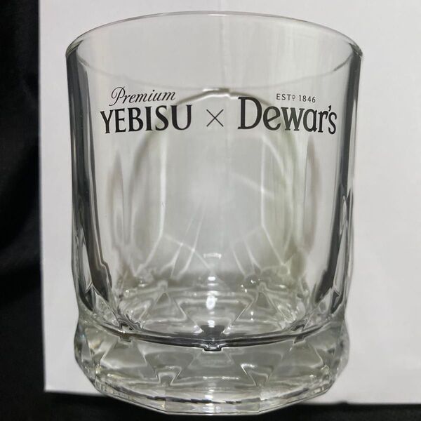新品未使用 公式限定 エビス ヱビス デュワーズ コラボ グラス コラボグラス YEBISU ヱビス×デュワーズ Dewar's