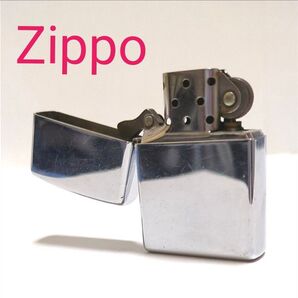 Zippo ジッポ オイルライター 2002年製 Mirror finish