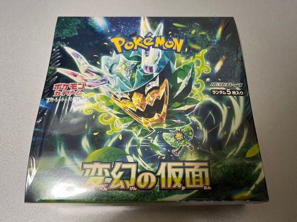 未開封 新品 シュリンク付き 変幻の仮面 1box ポケモンカード