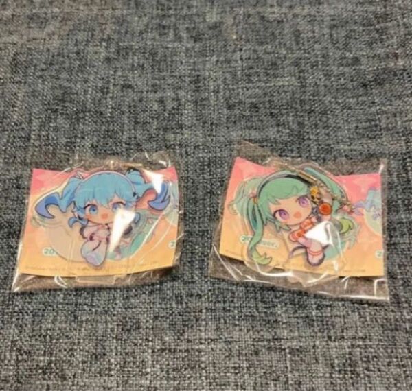 初音ミク GT プロジェクト アクリルキーチェーン vol.2 2個セット 未使用