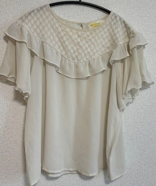 wcloset カットソー ブラウス 半袖 白 トップス