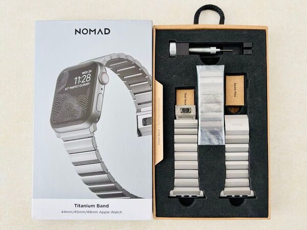 NOMAD Titanium Band ノマドチタニウムバンド 44mm/45mm/49mm Apple Watch